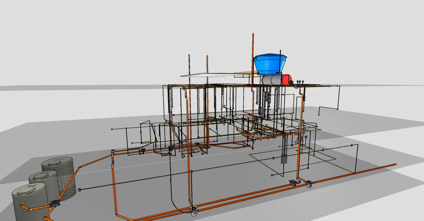 Modelo BIM usado na etapa de proposta técnica