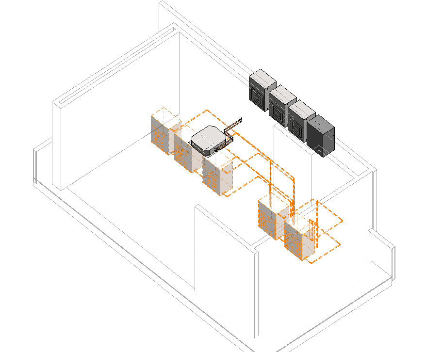 Stark Bank - projeto de climatização VRF em BIM